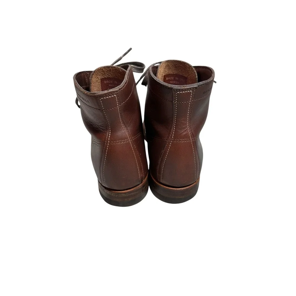 Wolverine 1000 Mile Mens Brown Leather Boots W05301 Made in USA Work Heritage